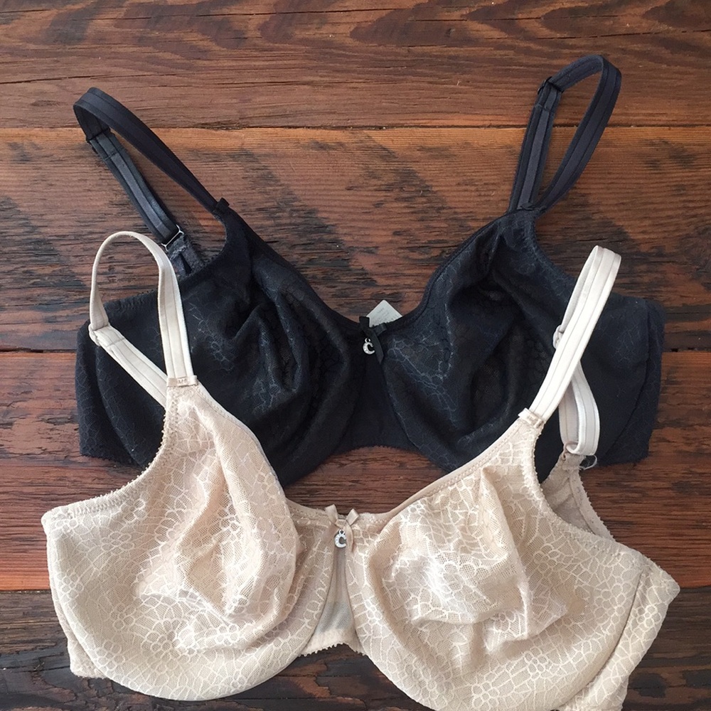 Black & Nude Chantelle Bras